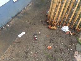 Aufgeschnittene Aludose zum kochen von Heroin Köln