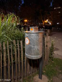 Spritzenbehälter | offizieller öffentlicher Drogenkonsum in Köln